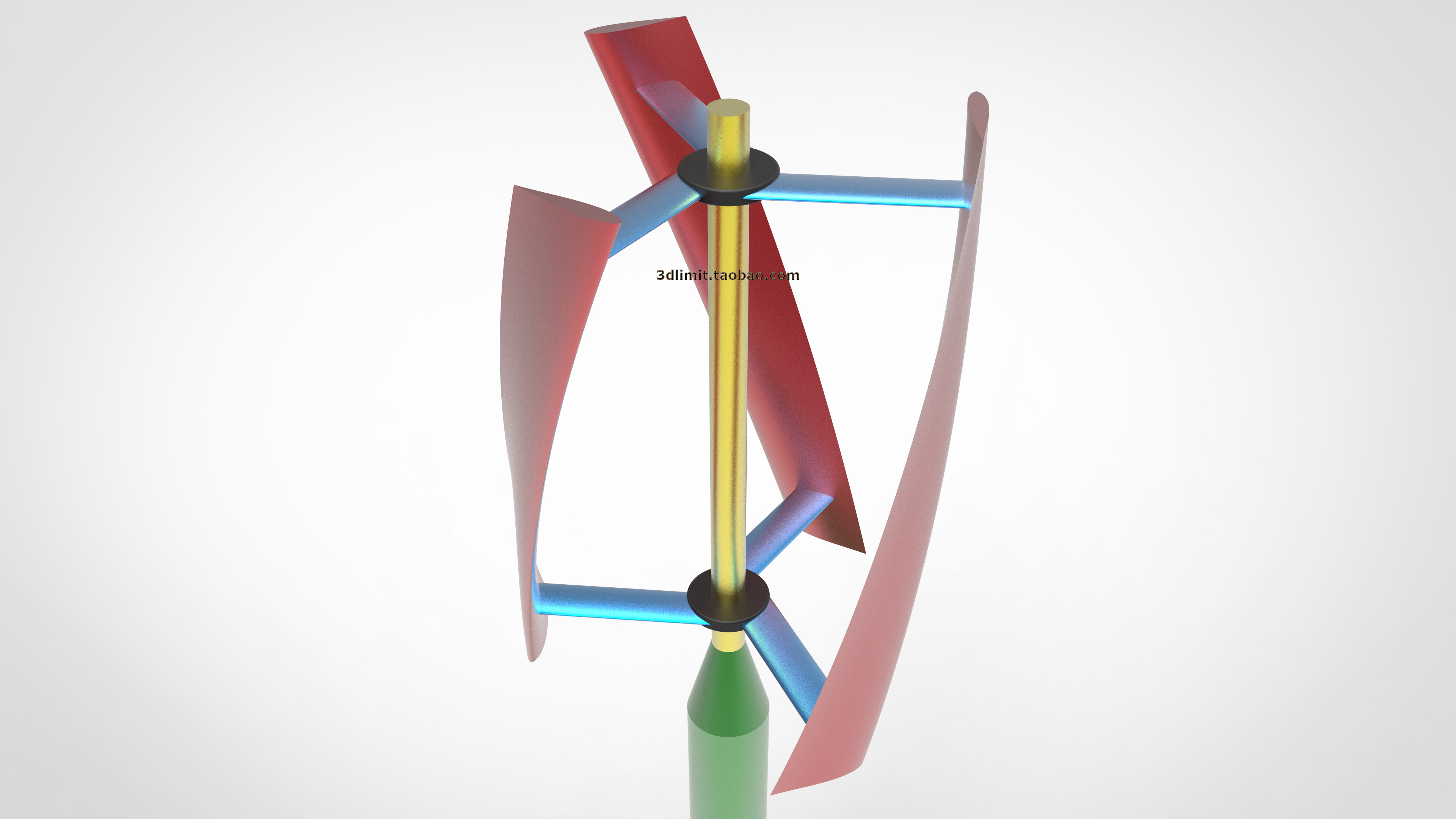 Solidworks 螺旋桨1模型 igs step适用于 proe creo FreeCAD UGNX