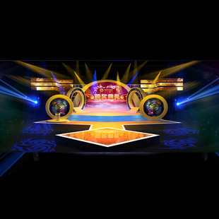 3D效果图设计舞台舞美设计开业奠基走秀演出设计晚会周年庆典设计