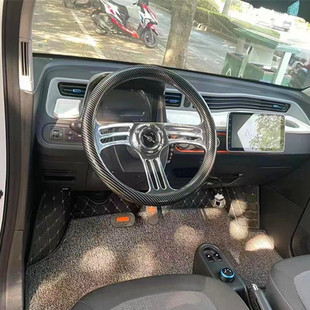 复古桃木方向盘改装汽车通用竞技改装方向盘适用北斗星桃木方向盘