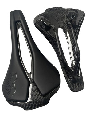 PROLOGO同款超轻全碳纤维自行车坐垫山地公路车鞍座皮革座垫中空