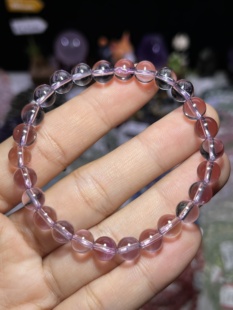 NO.5729天然玻利维亚紫水晶手链7.2mm13.2g