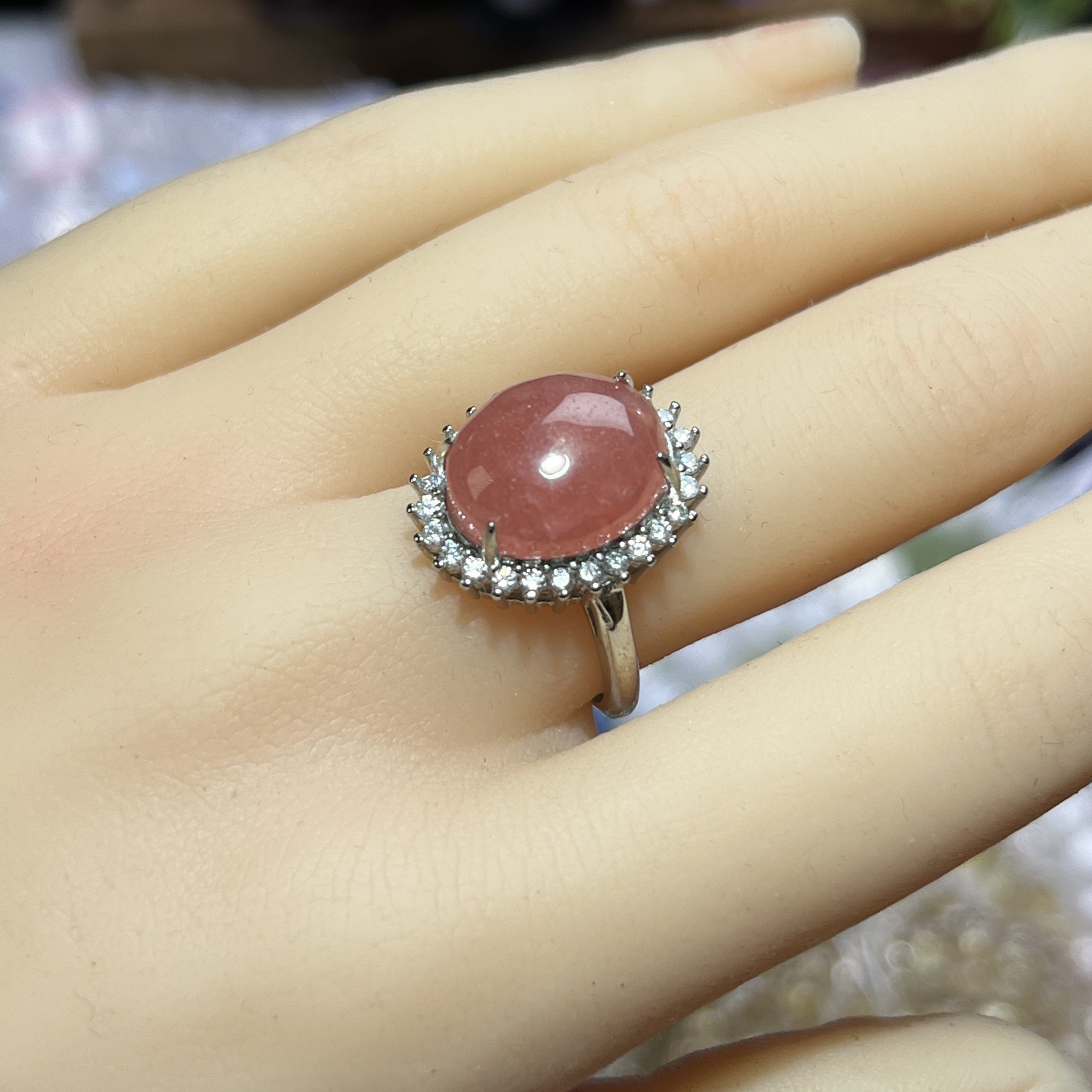 NO.1051天然红纹石戒指 重4.4g,饰品/流行首饰/时尚饰品新,戒指/戒面,淘宝优惠券,粉丝福利购,淘宝优惠卷