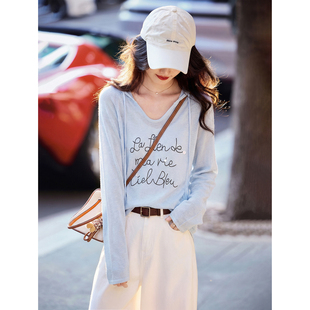 SXZZS26021 连帽字母套头针织衫 2026年春季 新款