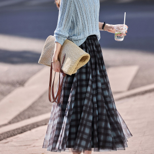 2026年新款 格子半身裙SXDQ26001 春季