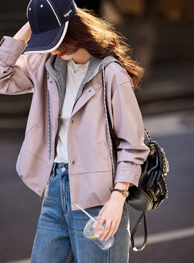 2026年新款春秋休闲连帽外套SXWT26019