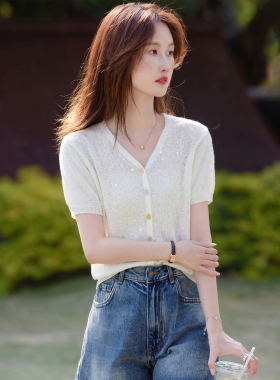 2026年夏季新款针织开衫女装SXZZS26096