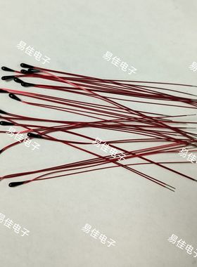 NTC热敏电阻1%漆包小黑头MF52B B值3950 3435 100k 60mm