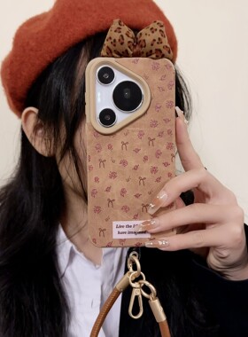 hx小香风红色小碎花华为p70苹果16手机壳oppreno12全包vivox100贴皮