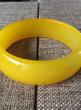 新品特价纯天然巴西黄色玛瑙手镯