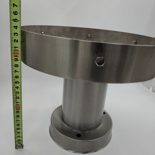 口径27cm，27厘米 不锈钢座，配直径80厘米外口径26cm球罩 使用