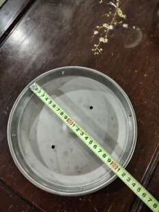 直径205mm不锈钢托盘灯座，适配205mm  20.5厘米口径球罩配灯头