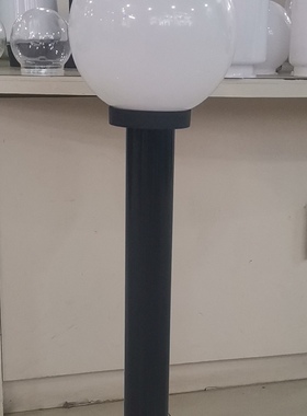 直径60mm塑料圆管【原色:灰色】，长1600mm，配直径150白球、胶托