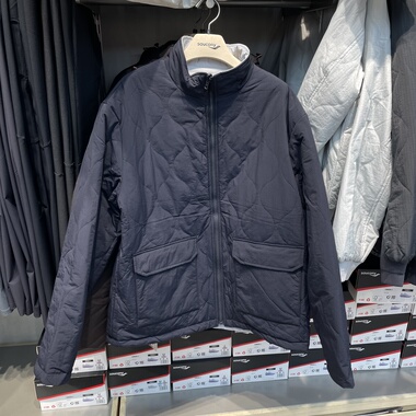 Saucony索康尼运动休闲保暖轻薄透气两面穿棉衣外套SA3250PJ02G