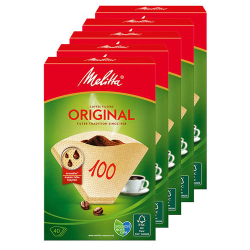 Melitta手冲咖啡滤纸40片×5盒