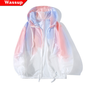 WASSUP防晒衣男女生轻薄款夏季户外防紫外线情侣防晒服宽松皮肤衣