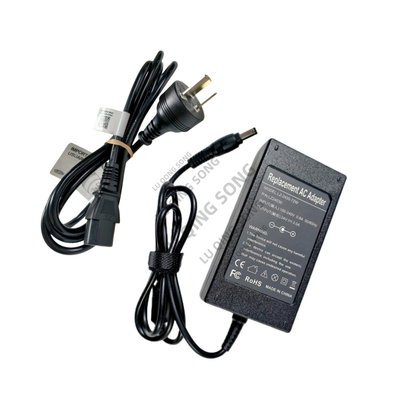 适用Zebra标签条码打印机GT800 820ZD410 888GX430T Zt620电源24V