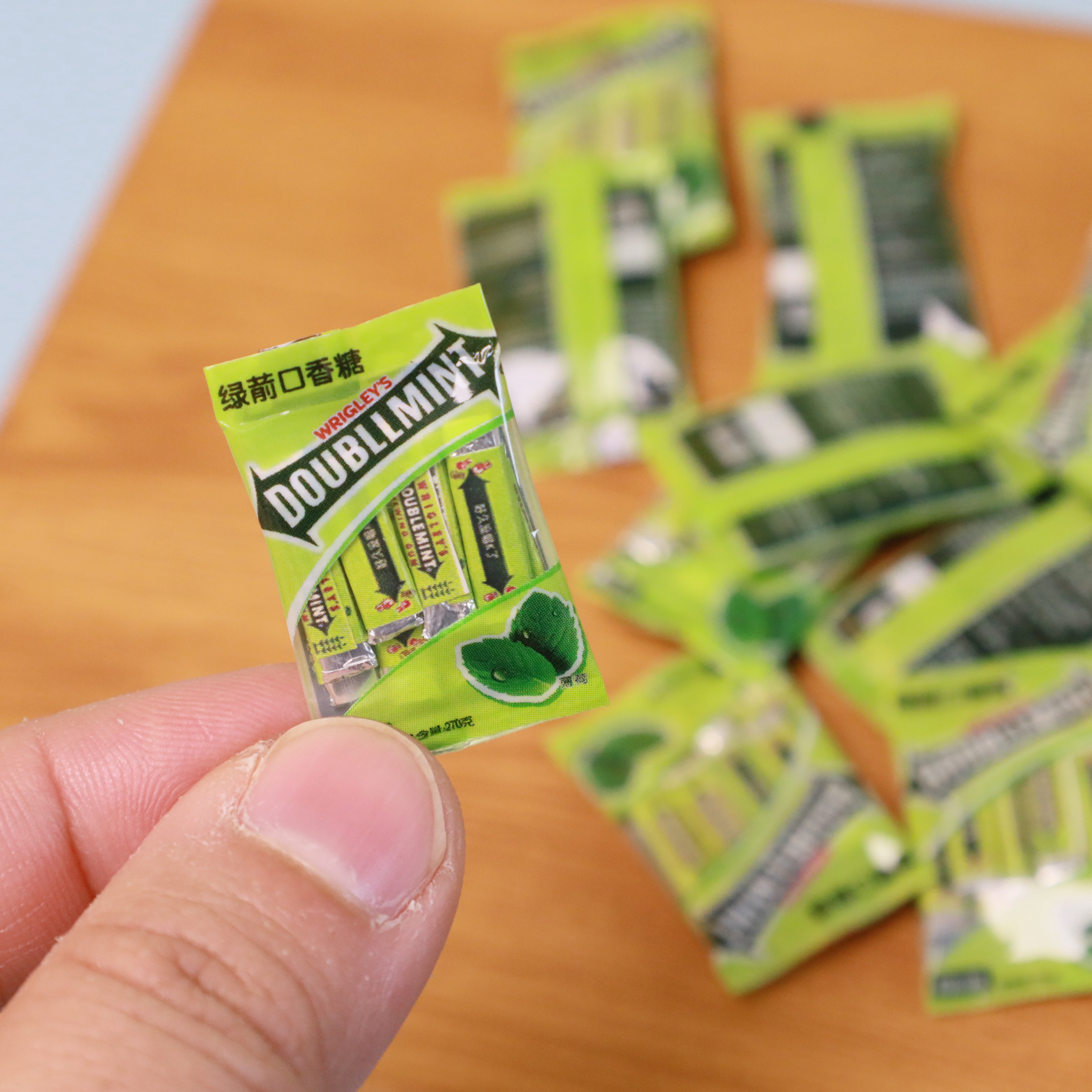 不能吃迷你微缩食玩娃屋口香糖模型过家家玩具仿真小东西