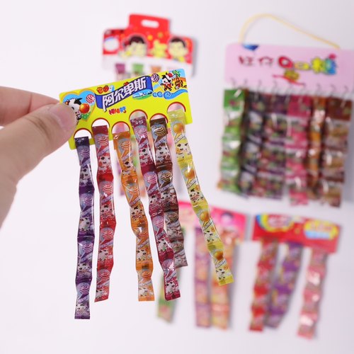 仿真模型迷你微缩食玩棒棒彩虹糖