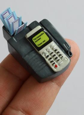 微缩食玩迷你玩具仿真刷卡机模型超市场景娃屋小布OB兵人R8-5