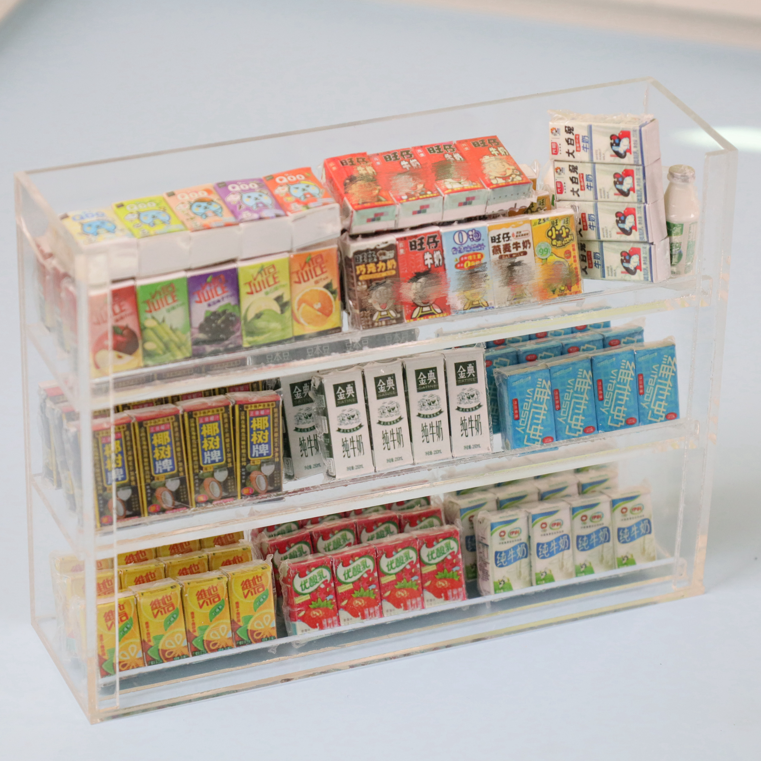 迷你玩具微缩食玩条装饮料模型
