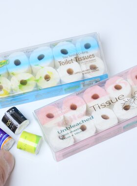 仿真迷你微缩纸巾卷纸模型玩具