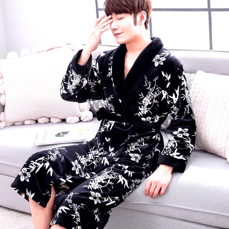 冬季珊瑚绒睡裙法兰绒时尚情侣