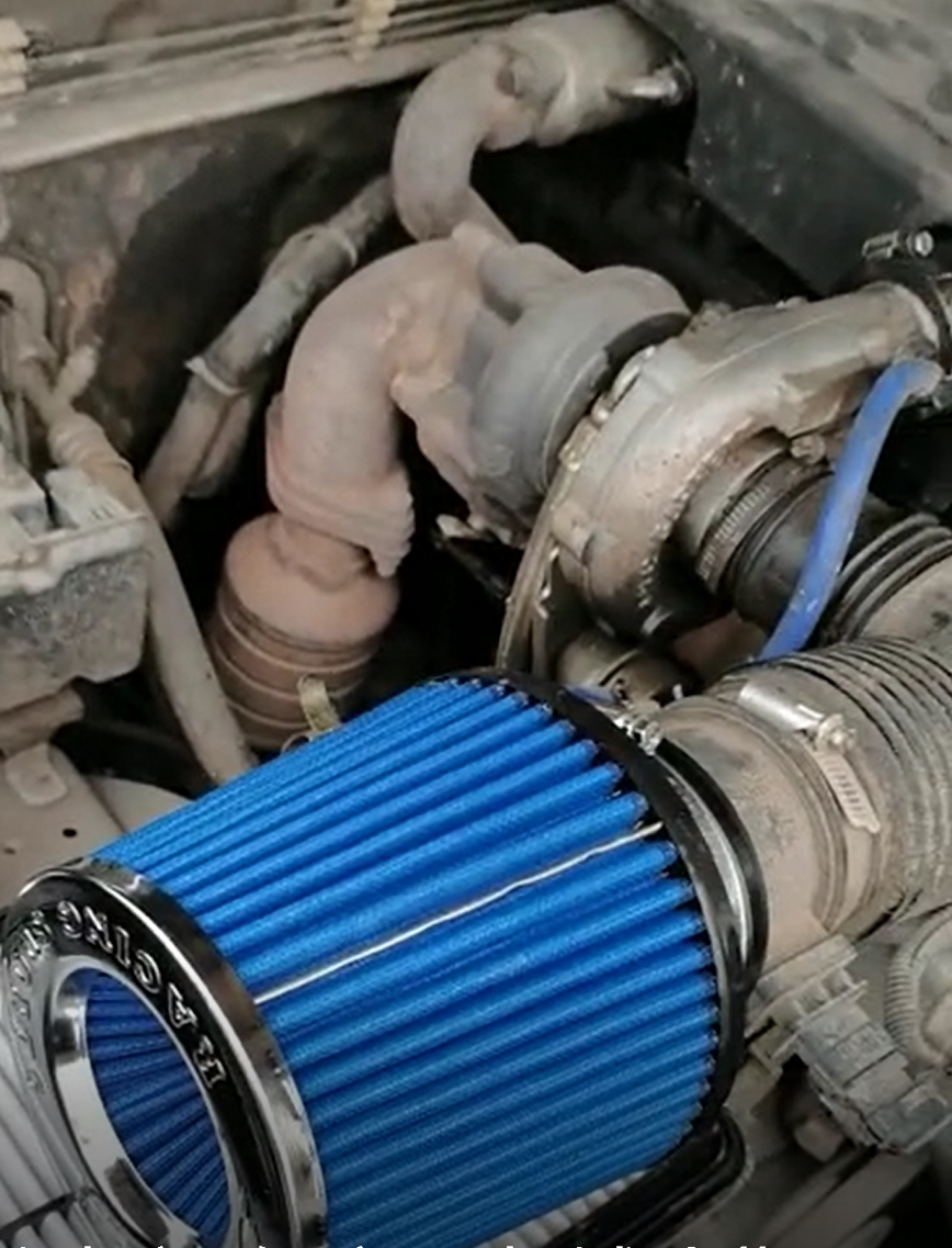 适配06长城哈弗cuv h3 2.8t柴油 simota冬菇头蘑菇头空滤进气风箱