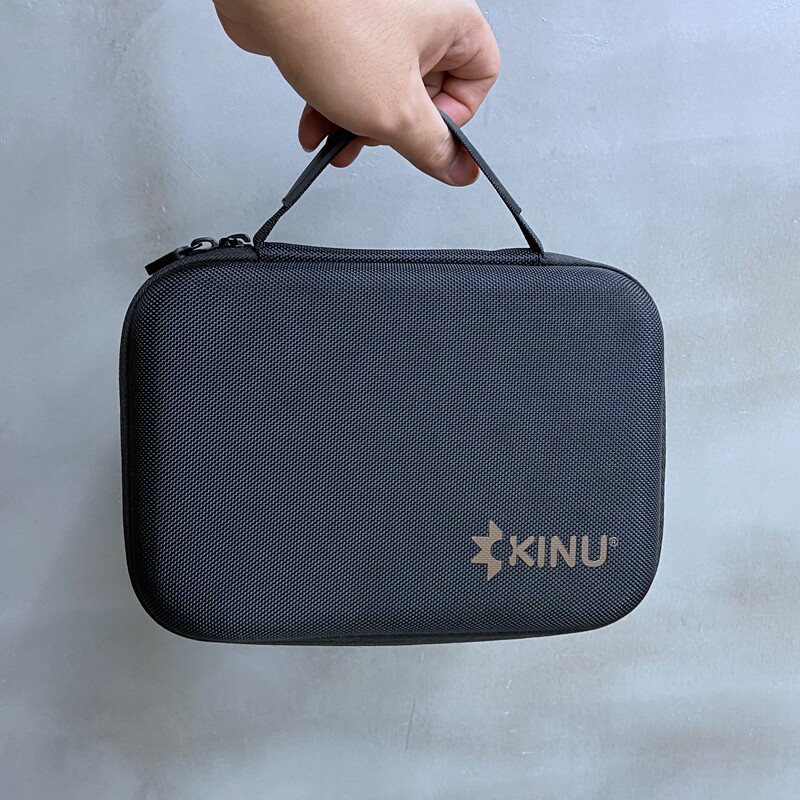 现货德国kinu m47手摇咖啡豆磨豆机收纳盒手提包配件防滑胶圈豆桶 - 实物图