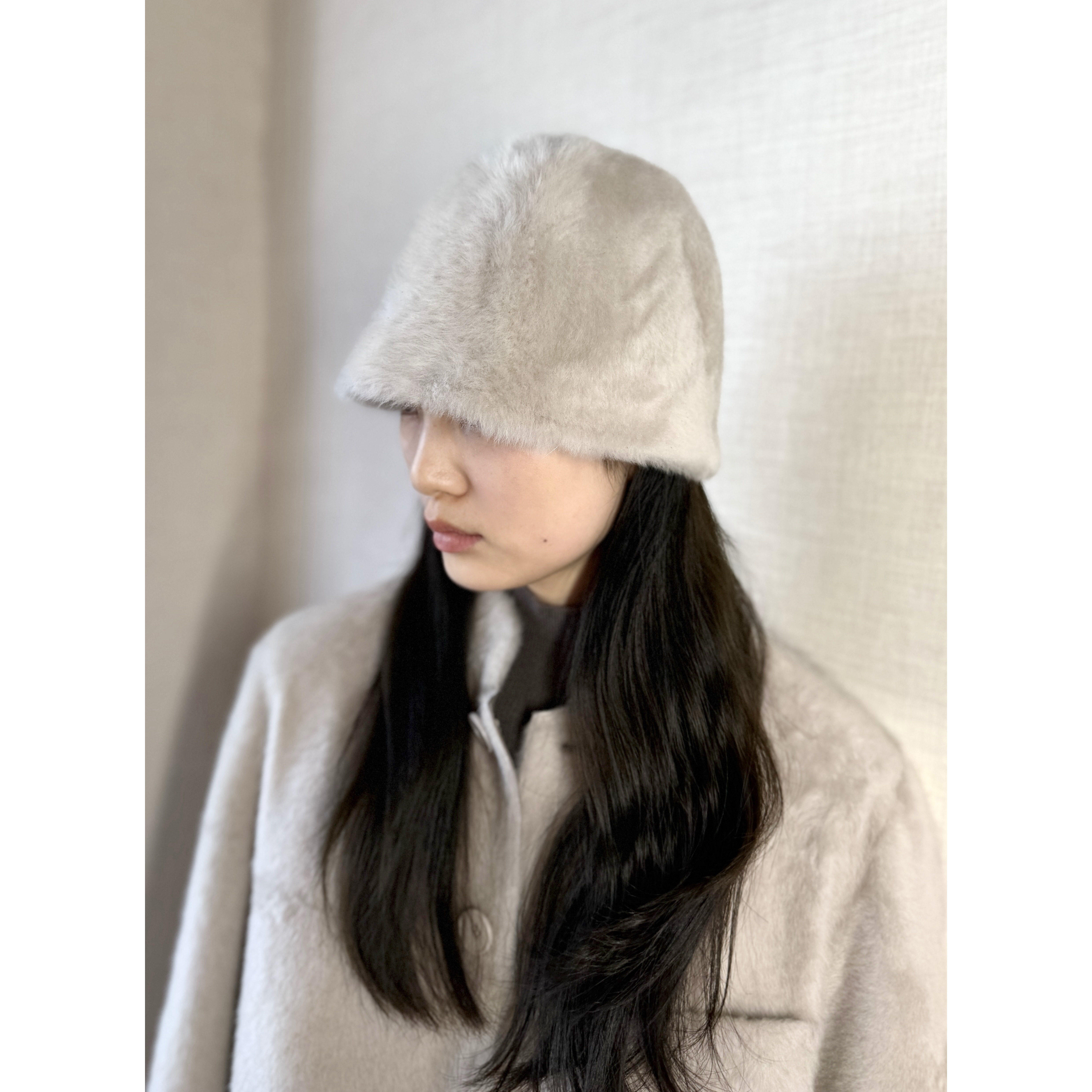 Lacon小拉贡羊绒帽皮草女