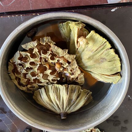 无硫天然干莲蓬干孕妇中药莲蓬干花摆件莲房枯莲蓬壳风干莲蓬带籽
