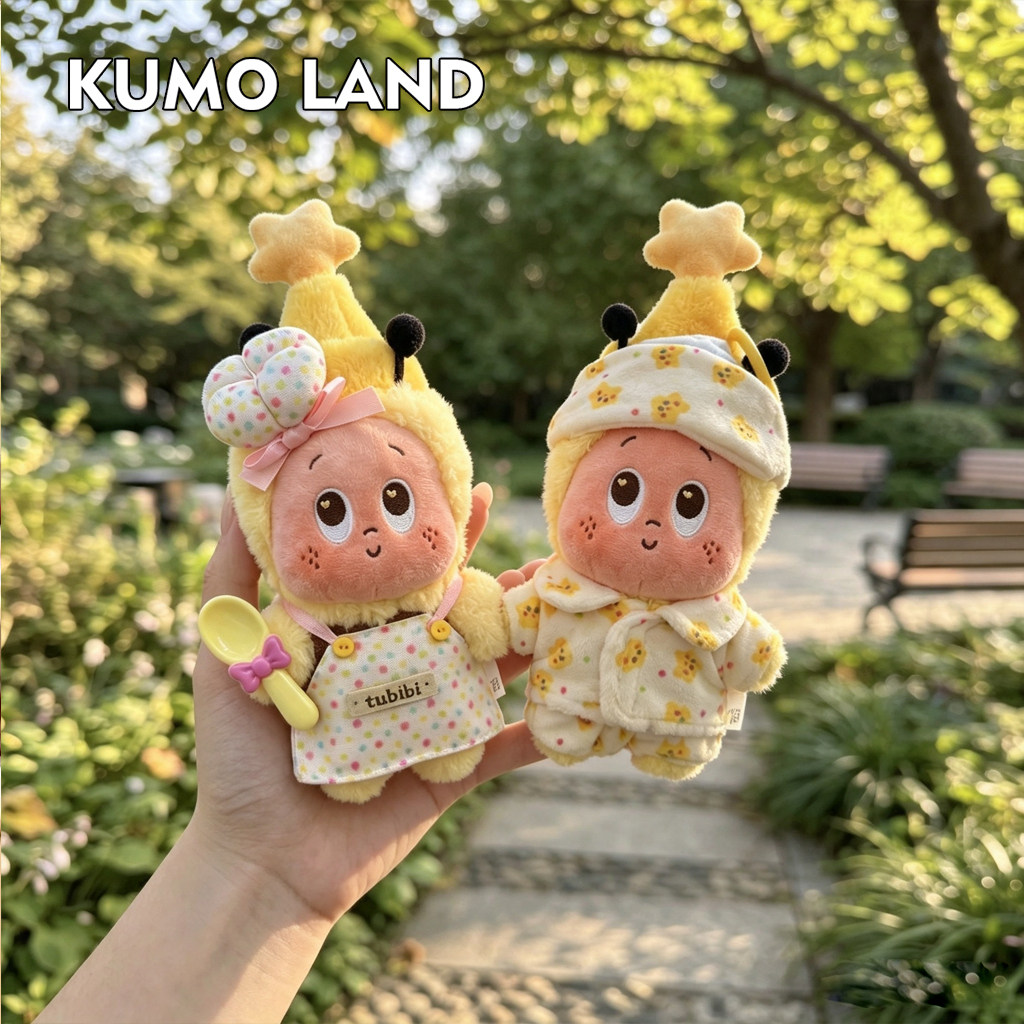 日本KUMO LAND星星人包包挂件小蜜蜂小厨娘可爱钥匙扣生日礼物代