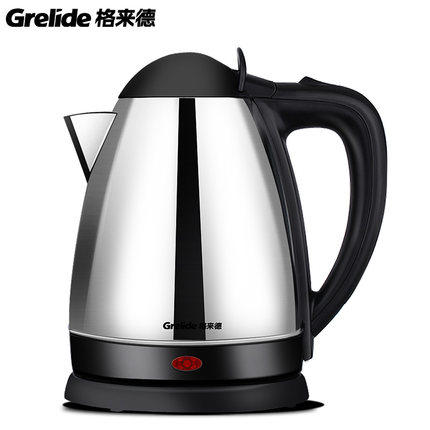 Grelide 格来德 WWK-1501S自动断电烧水壶家用304不锈钢电热水壶