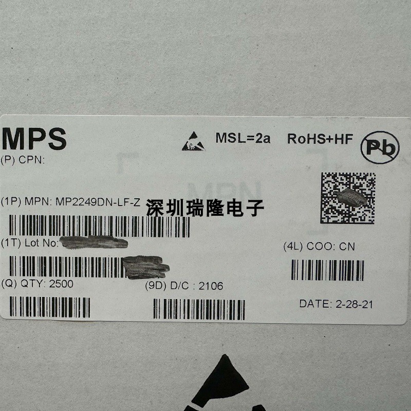 进口原装MP2249DN-LF-Z  MP1584EN-LF-Z MP8759GD MP2315GJ-Z芯片