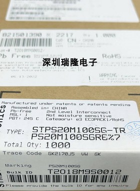 STPS20M100SG-TR STPS20M60SG-TR STPS20M60D/CT STPS20M100SR/ST