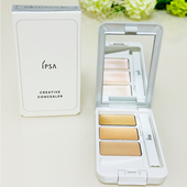 韩免 IPSA茵芙莎透白无暇水润三色遮瑕膏盘遮盖修饰黑眼圈痘印