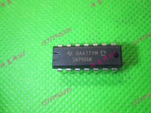全新原装 SN7406 DIP 驱动器 直插式 六反相缓冲器 SN7406N
