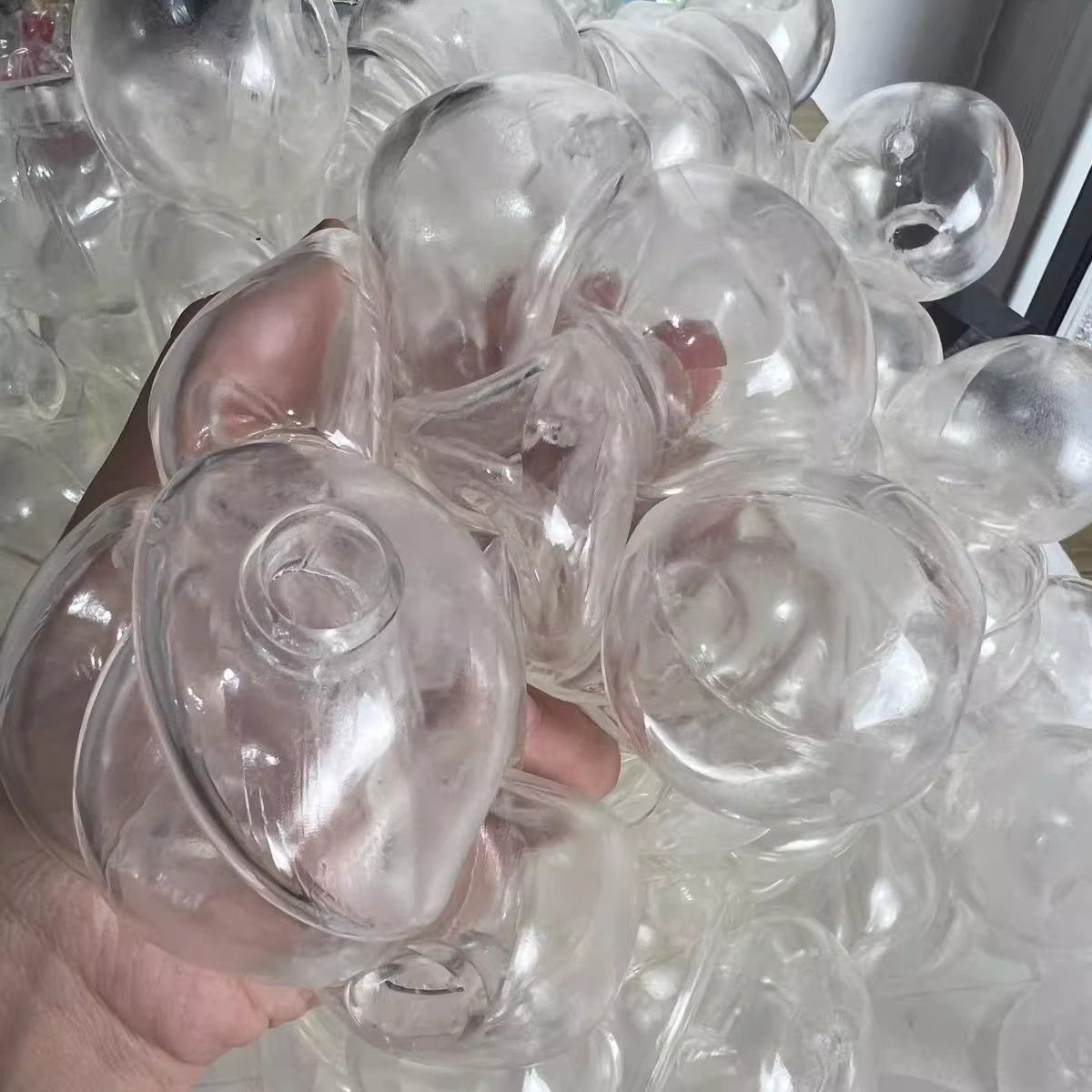 仿真透明空心球皮手作球解压捏捏玩具自制手作球图片