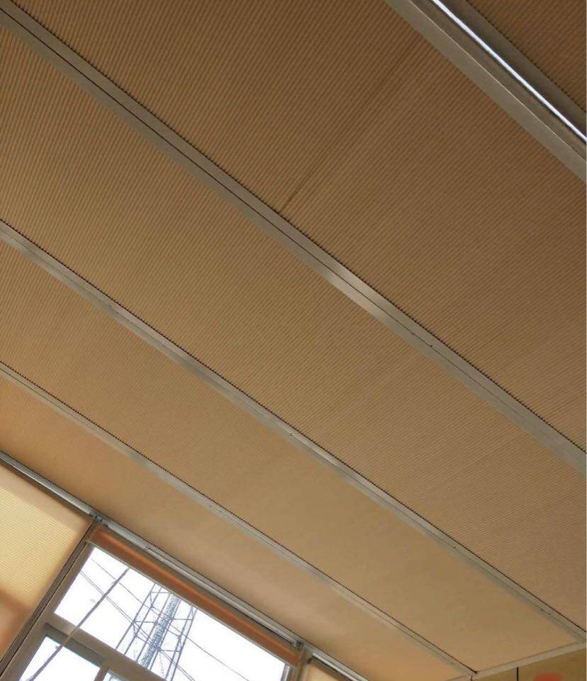 南京阳光房窗帘 隔热蜂巢帘 本地包测量安装