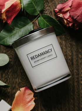 香薰蜡烛卧室香氛安神助眠净化空气浪漫无烟精油睡眠熏香蜡烛杯