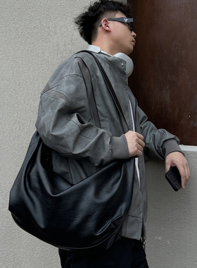 HBZ原创设计款ins腋下pu托特挎包男女生休闲饺子包通勤百搭街头潮