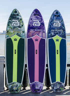 桨板sup浆板船站立式充气划水板双层水上滑板竞速海上冲浪板成人