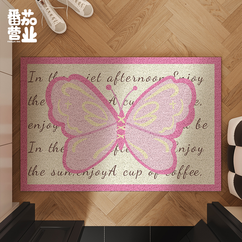 入户门口蹭脚垫可爱家用可裁剪丝圈进门地垫除尘耐脏耐磨门垫地垫