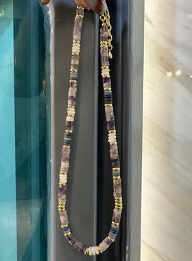 韩国新款小众设计手工串珠项链