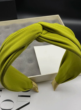 布艺发饰简约头饰百搭时尚网红气质复古外出高颅顶显脸小发箍头箍