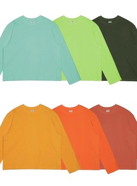 BPCALL25AW 1.0纯棉自研面料长袖T恤 多巴胺配色  入店必试款