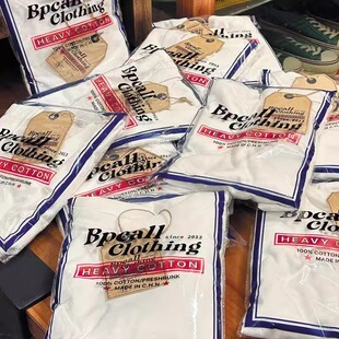 BPCALL 24AW H系列南瓜抽绳长袖廓叠穿圆领秋Popeye风T恤男女可穿