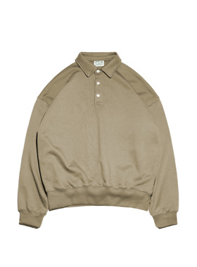 BPCALL 26SS M有领卫衣POLO美式复古宽短cleanfit通勤老钱简约