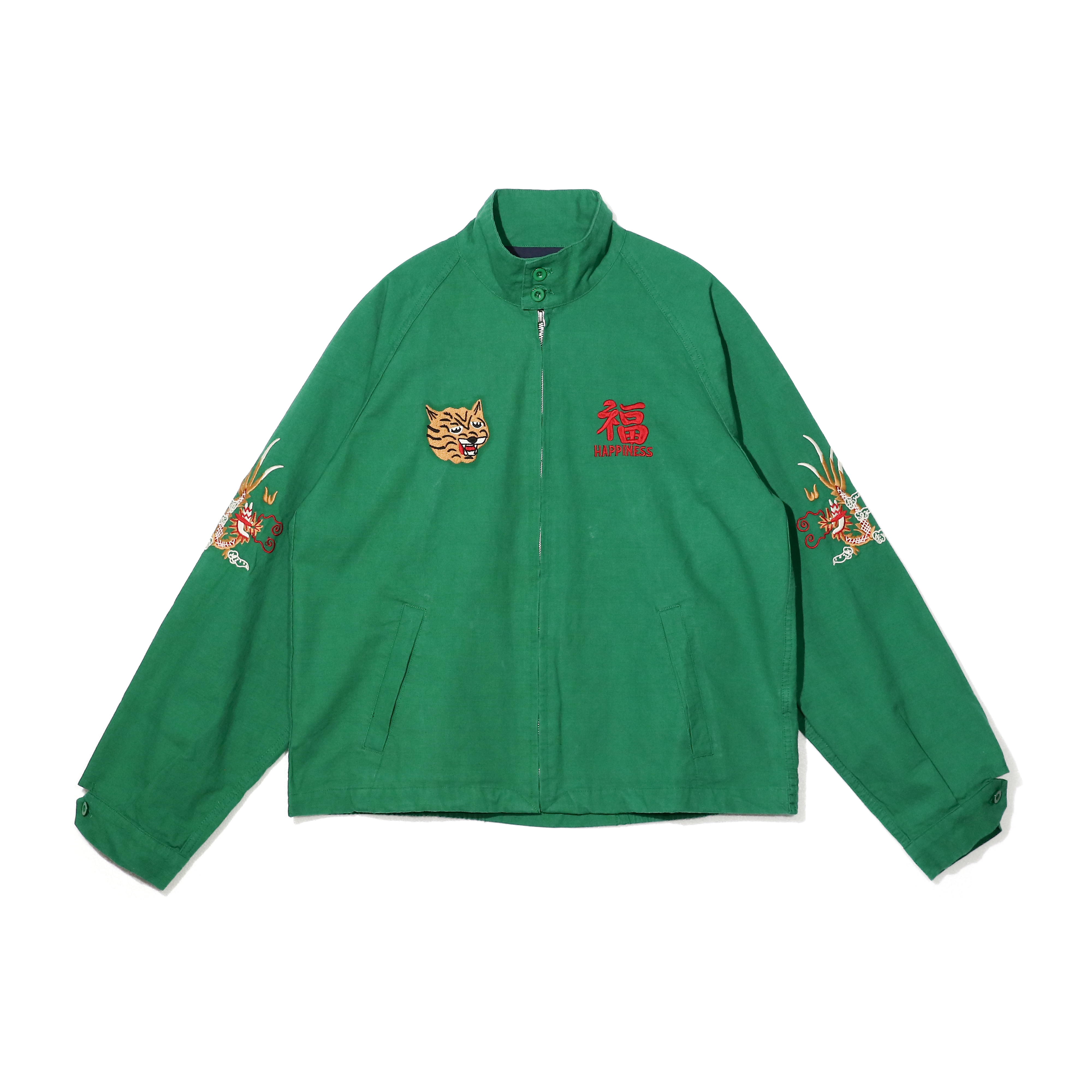 BPCALL25AW 刺绣哈灵顿夹克vintage复古夹克cleanfit纯棉帆布薄款