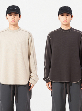 BPCALL 25SS 十字架华夫格长袖春夏新品机能打底基础款男女通款