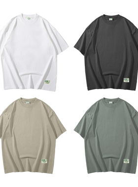 BPCALL 2.0重磅纯棉布鲁克林微廓形美式街头TEE小领口T恤商场同款